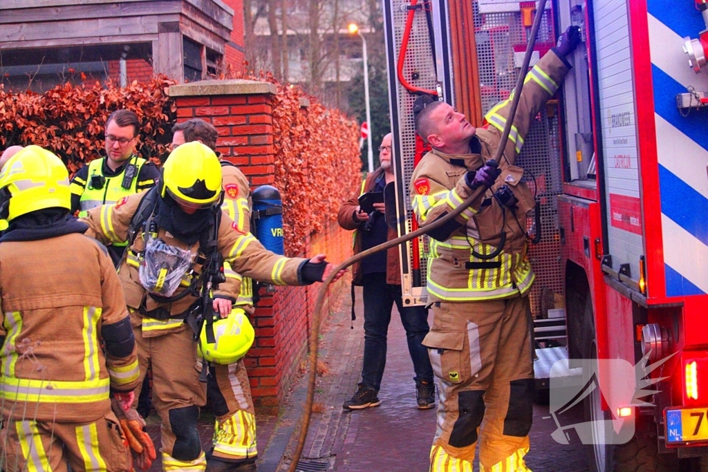 Brand in woning snel geblust