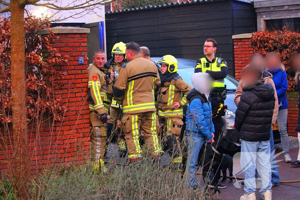 Brand in woning snel geblust