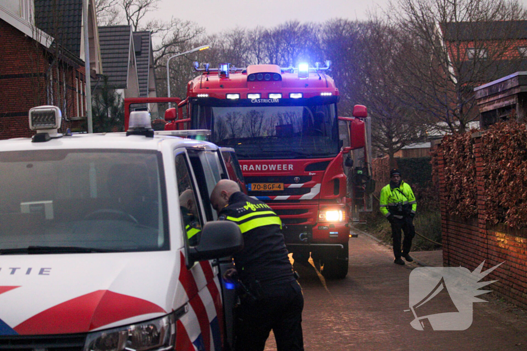 Brand in woning snel geblust