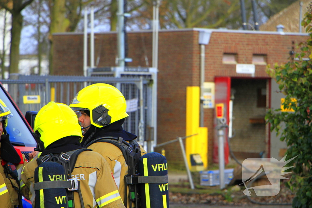 Gaslucht te ruiken door zuiveren leiding