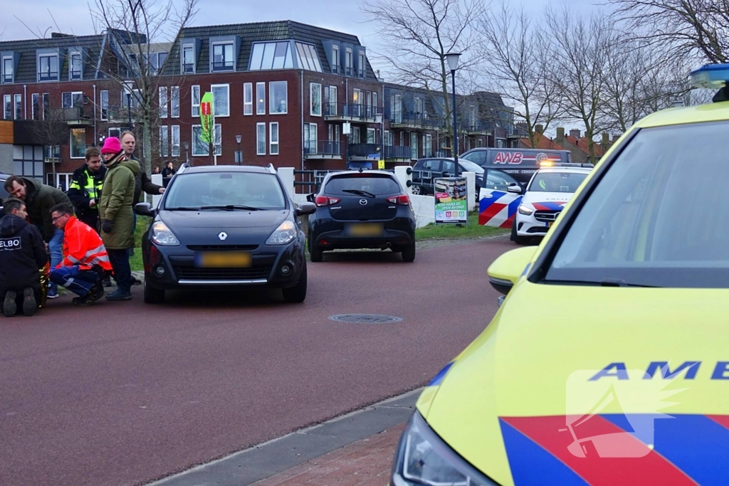 Fietser raakt gewond na val