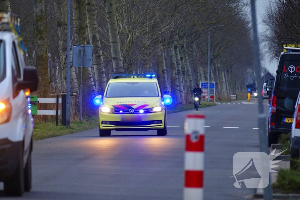 Fietser raakt gewond na val