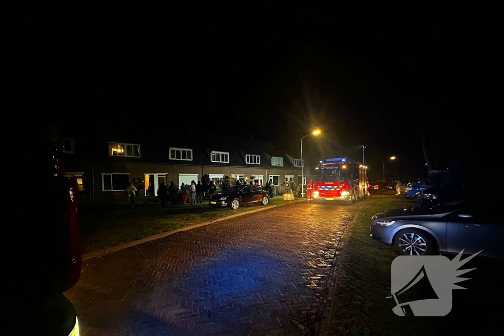 Brandweer ingezet voor een schoorsteenbrand