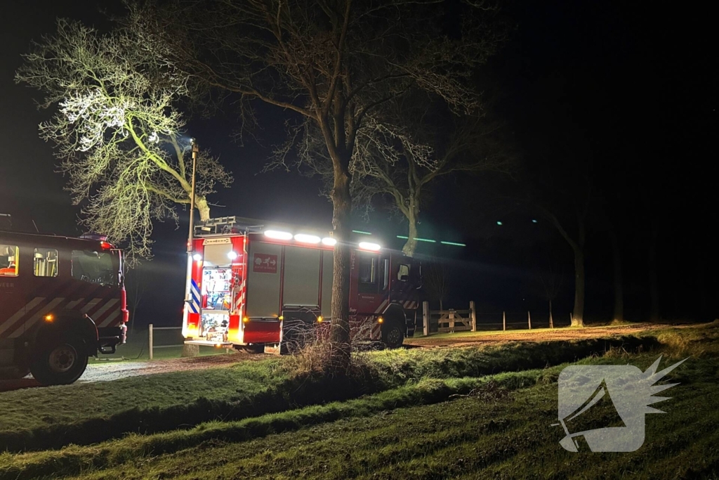 Brandweer schaalt op bij schoorsteenbrand