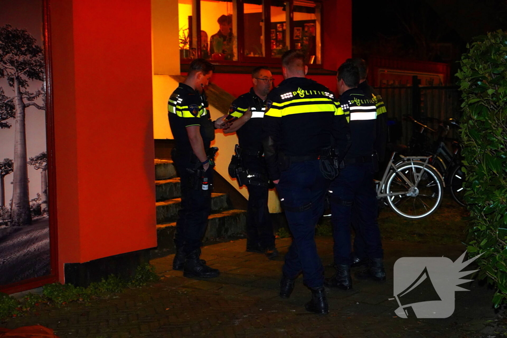 Brand in woning door omgevallen kaars