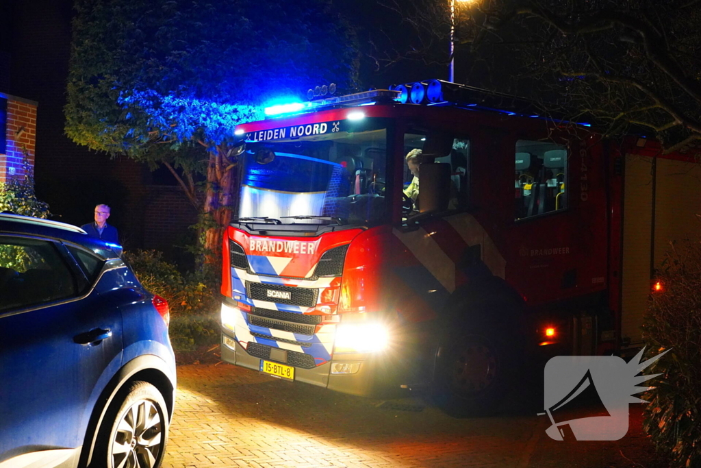 Brand in woning door omgevallen kaars