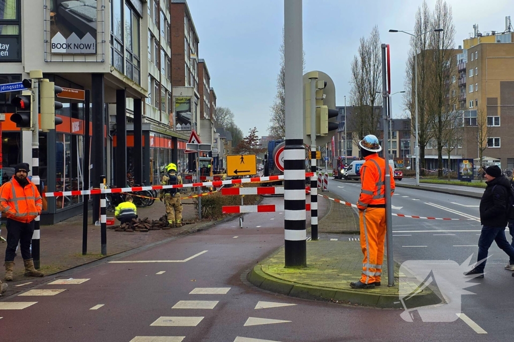 Brandweer schaalt groter op bij gaslekkage
