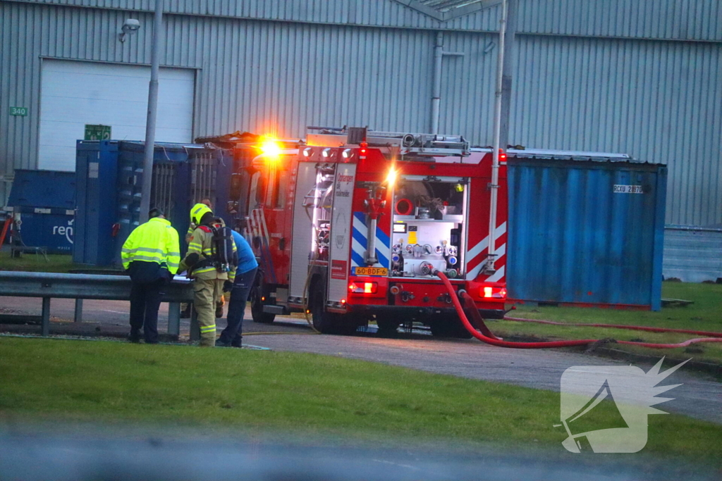 Brandweer ingezet bij industriebrand
