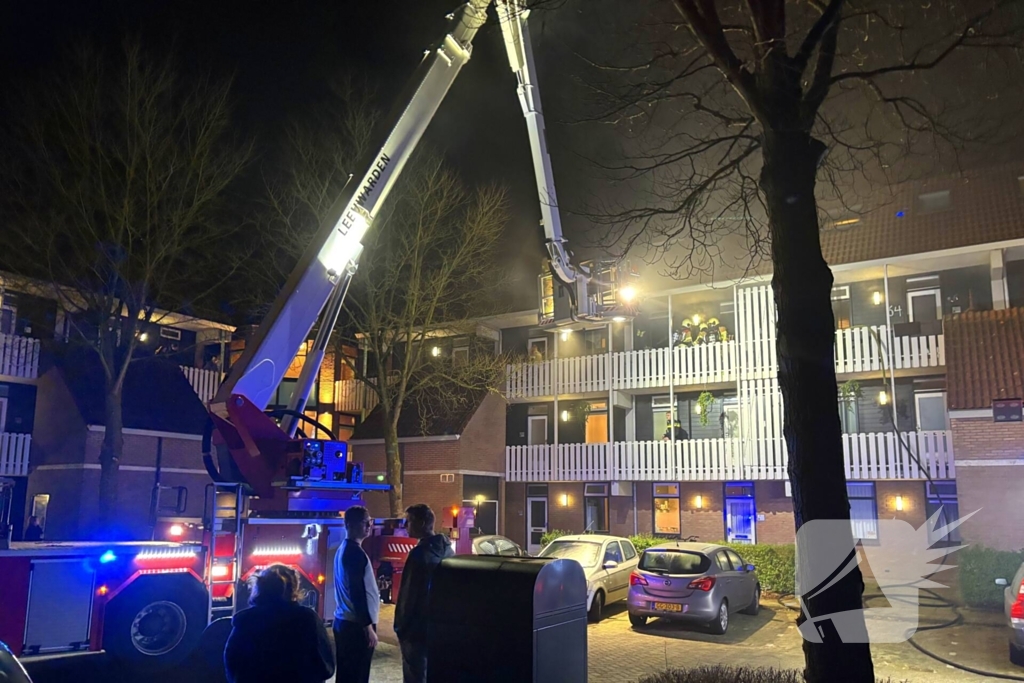 Uitslaande brand in appartementencomplex
