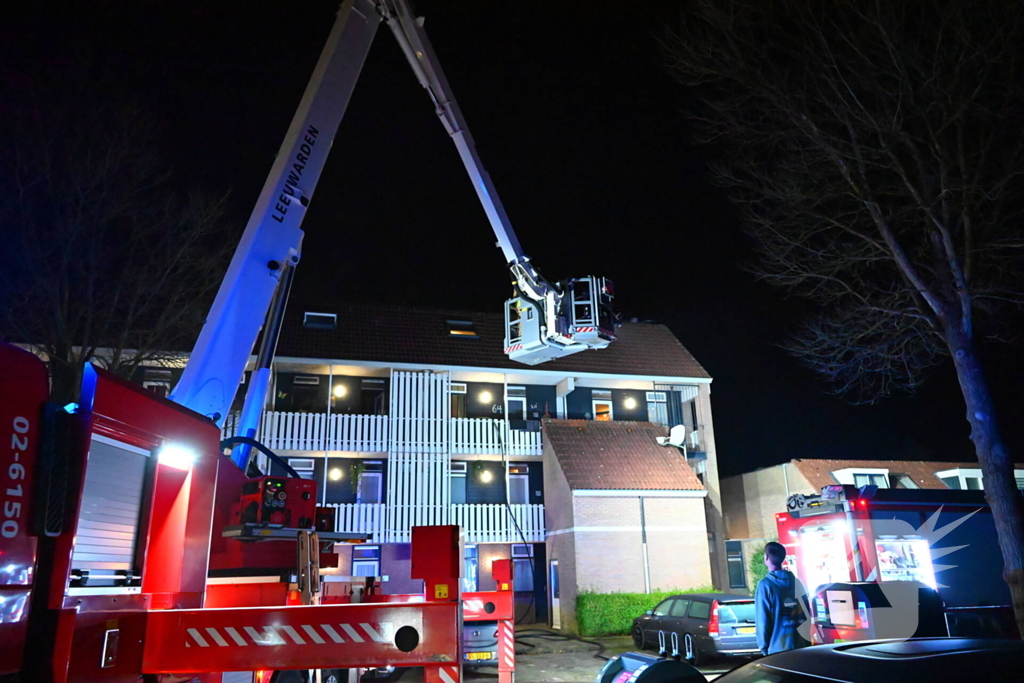 Uitslaande brand in appartementencomplex