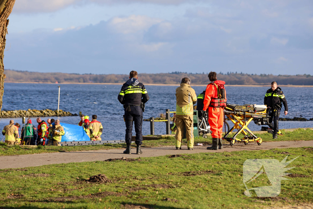 Grote zoekactie naar persoon te water