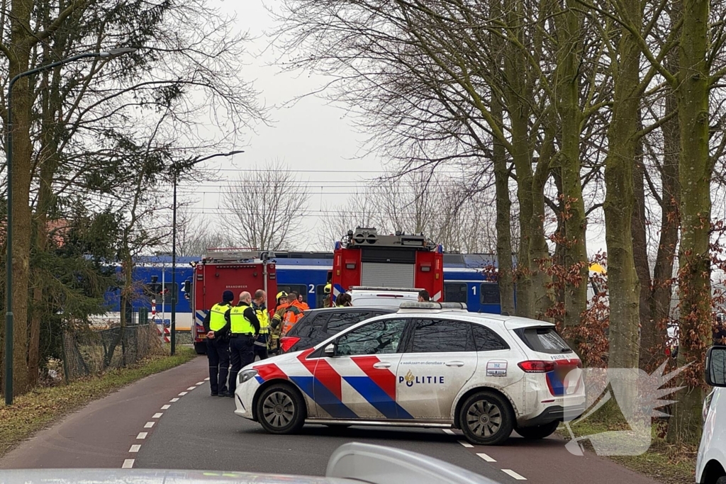 Treinverkeer gestremd door aanrijding met persoon