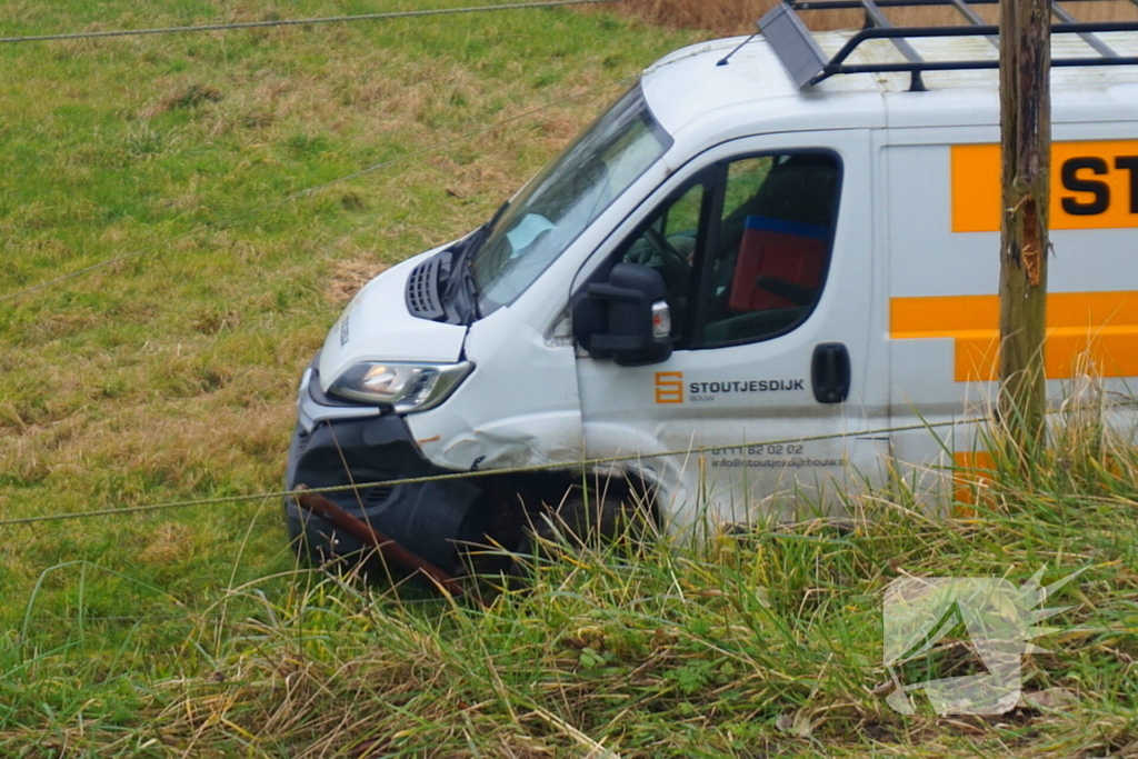 Flinke schade na ongeval op kruising