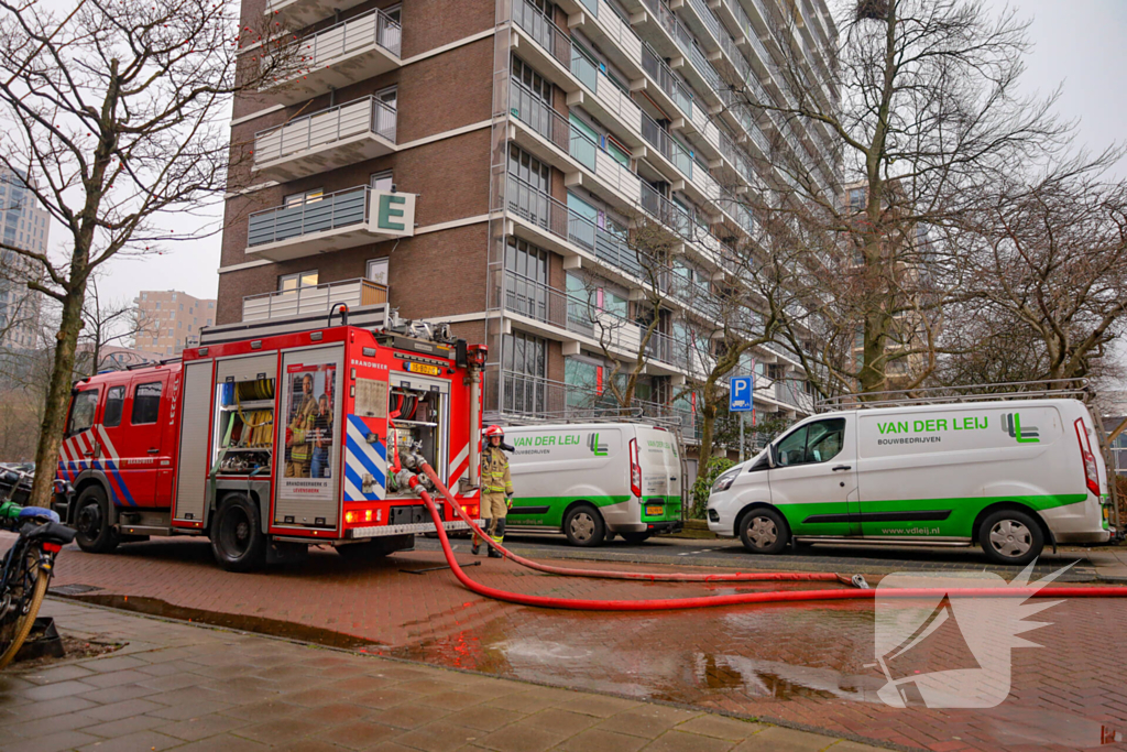 Brand in flatgebouw