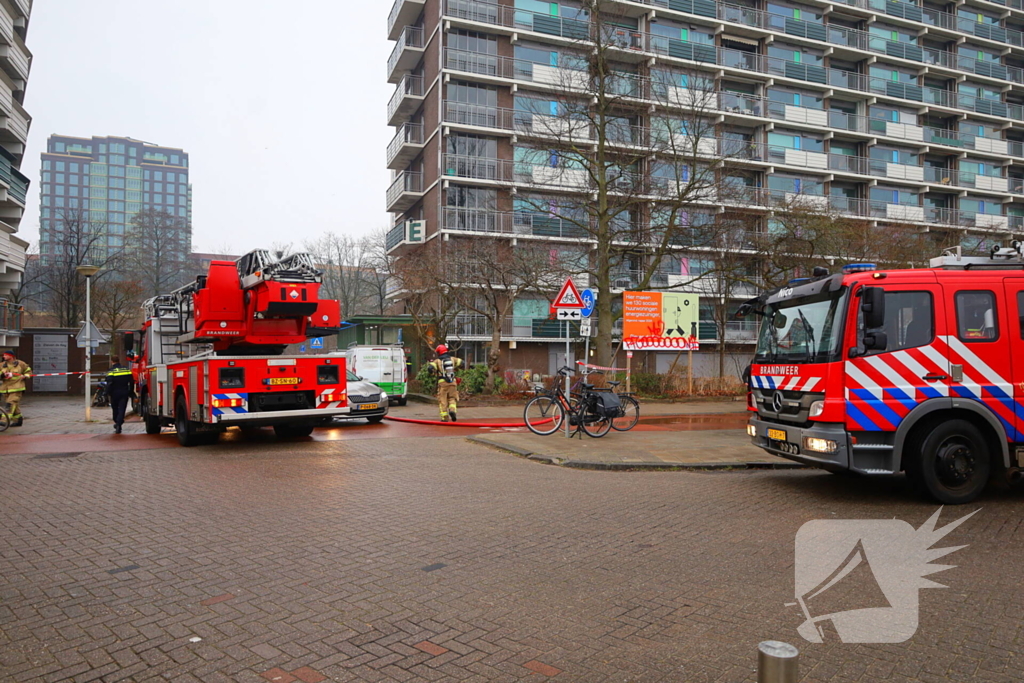 Brand in flatgebouw