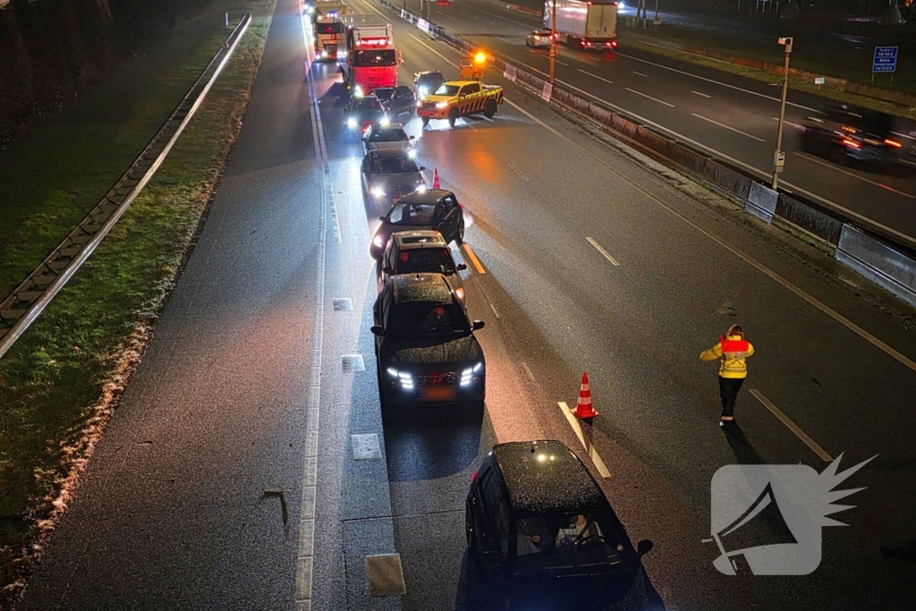 Persoon gewond op snelweg na ongeval