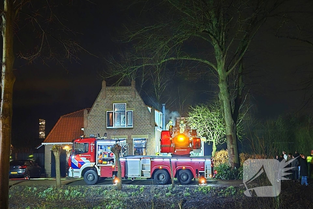 Flinke brand in woonboerderij