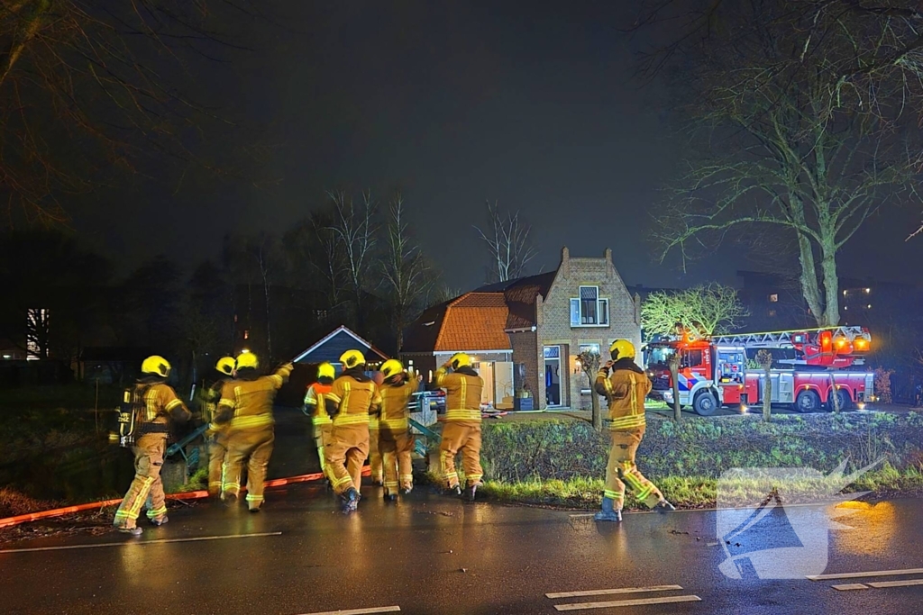Flinke brand in woonboerderij