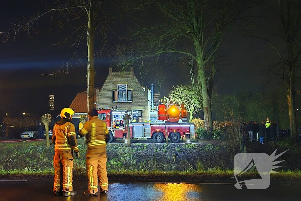Flinke brand in woonboerderij