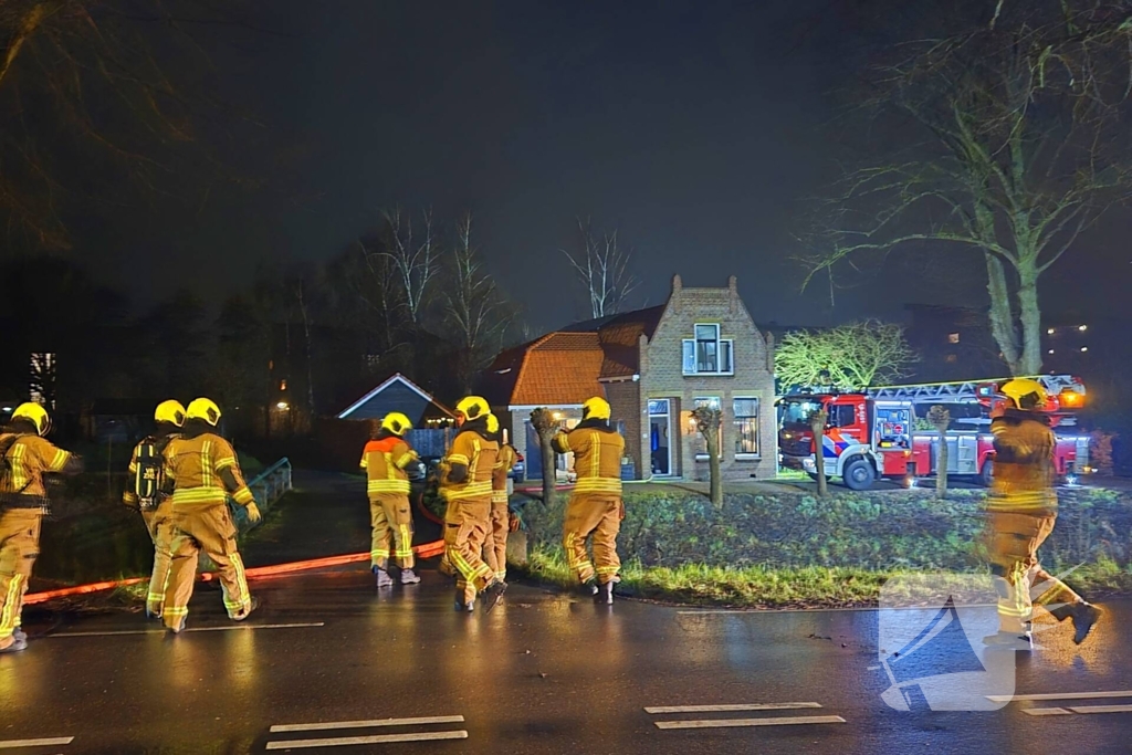 Flinke brand in woonboerderij