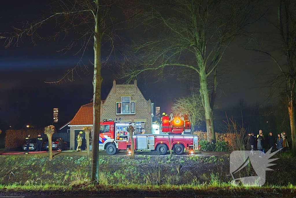 Flinke brand in woonboerderij