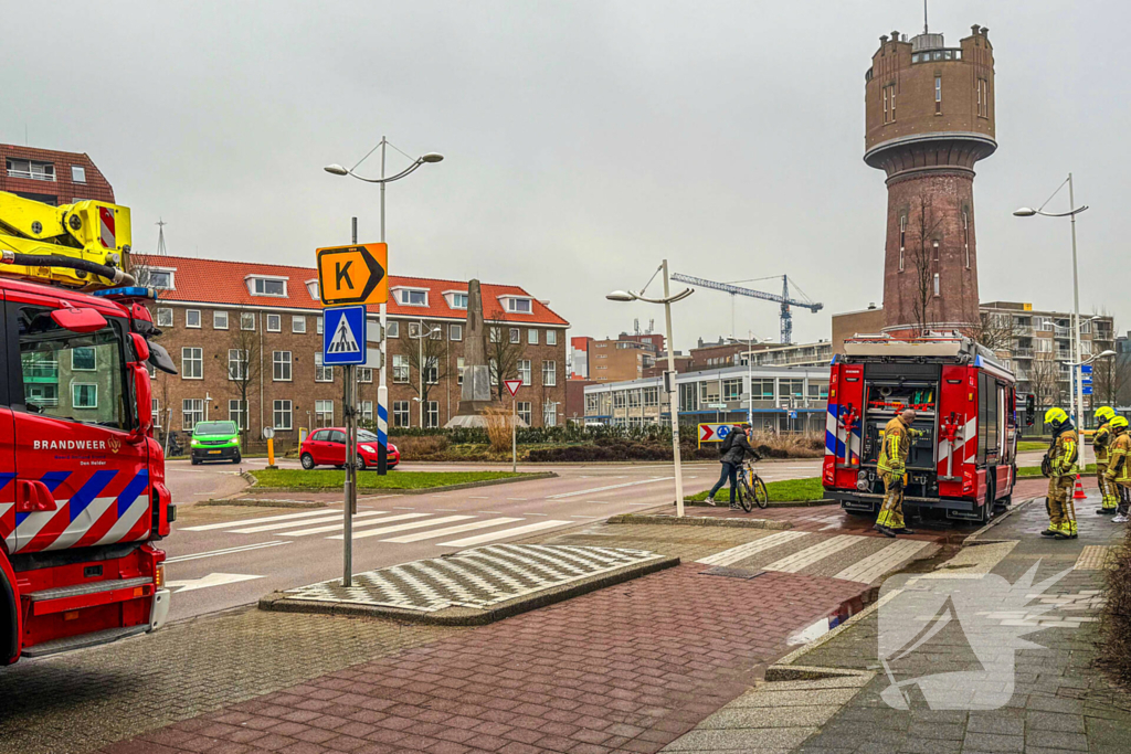 Gaslek in CityHouse, brandweer zet gebied af