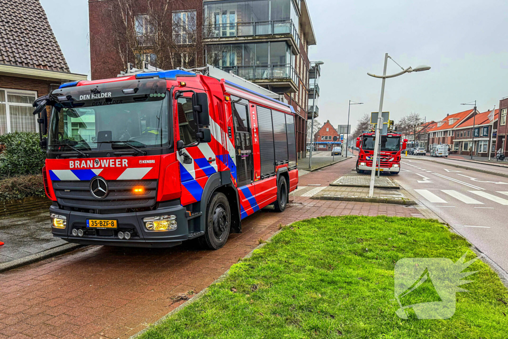 Gaslek in CityHouse, brandweer zet gebied af