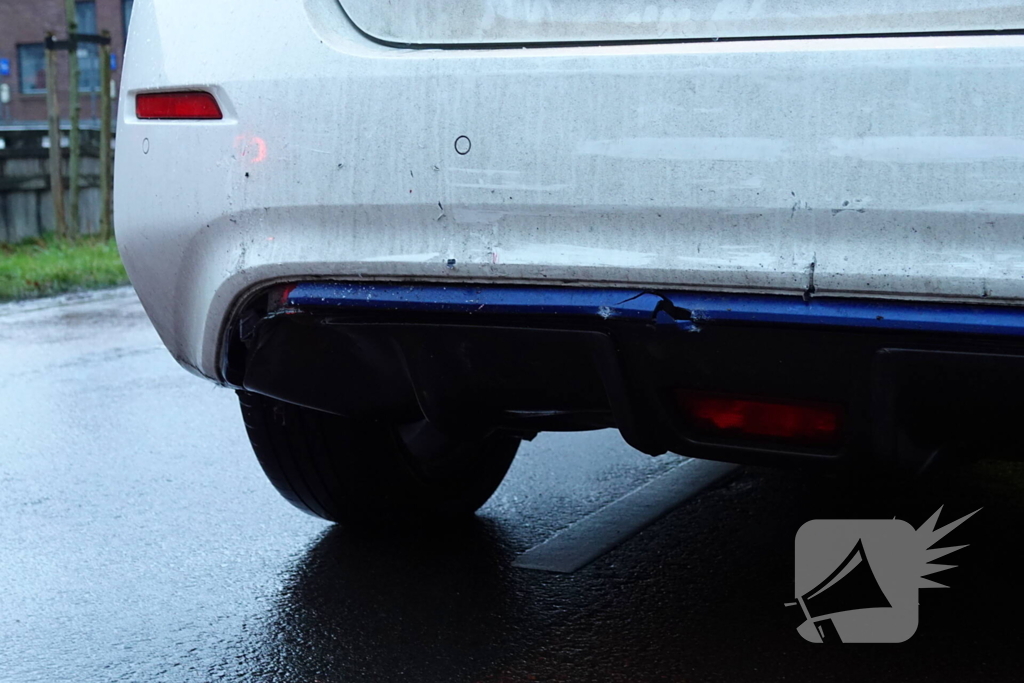 Aanrijding na glijpartij