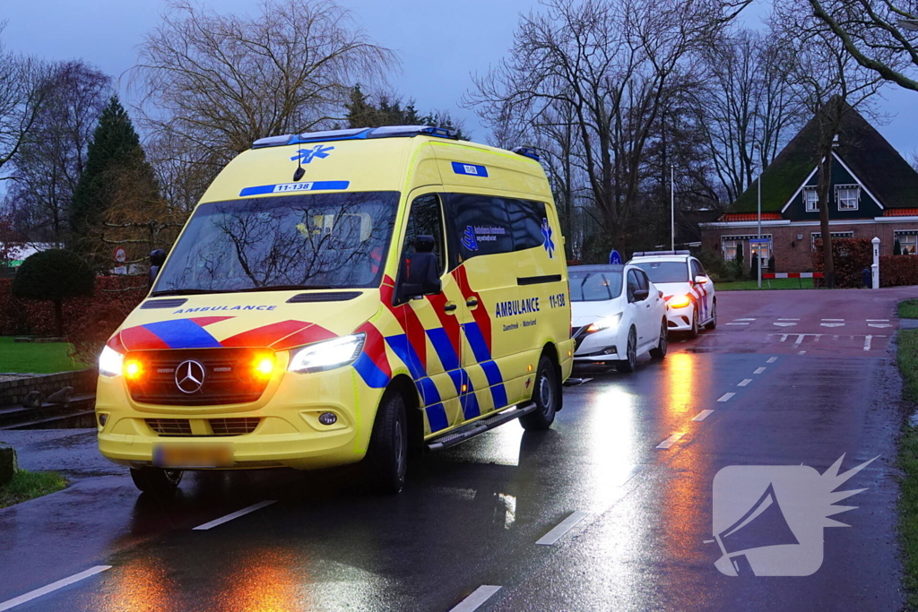 Aanrijding na glijpartij