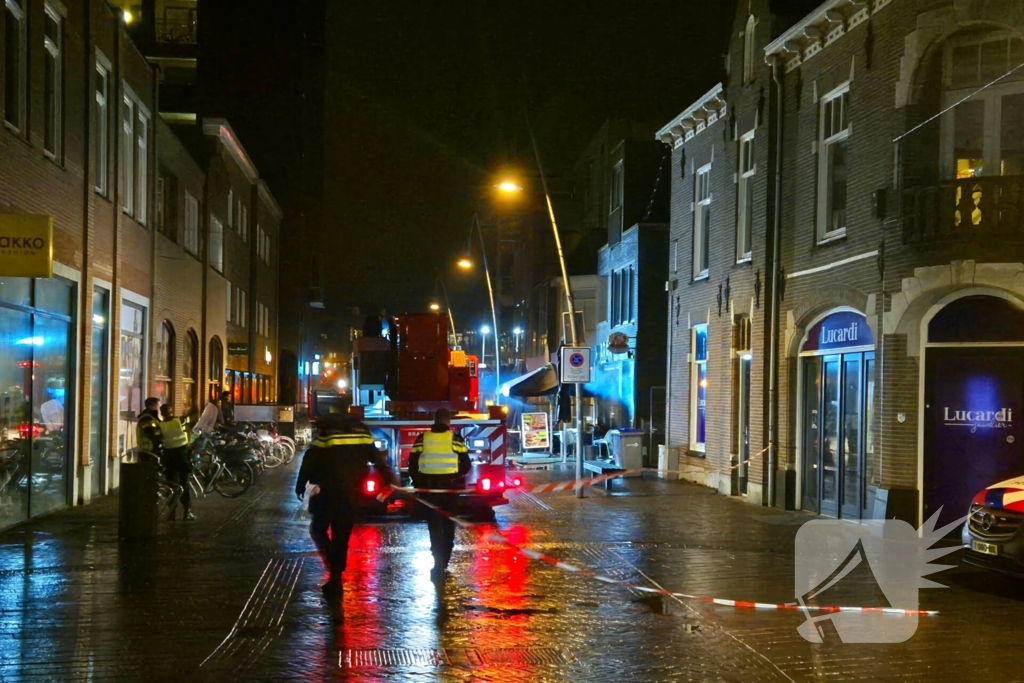 Brandweer ingezet voor brand in eetcafe
