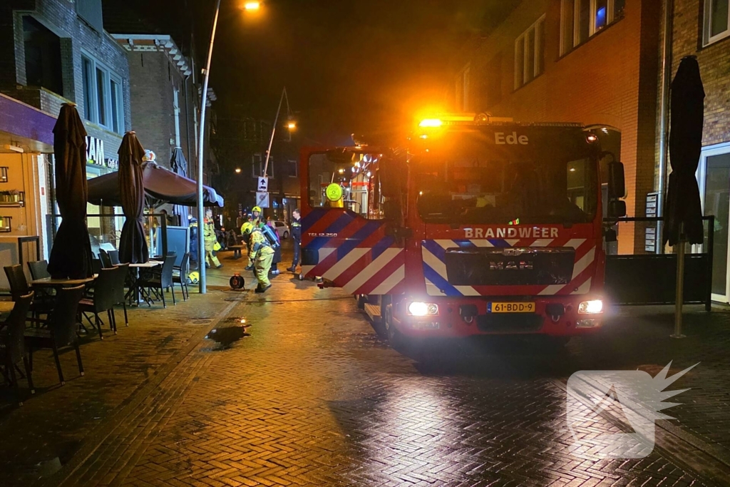 Brandweer ingezet voor brand in eetcafe