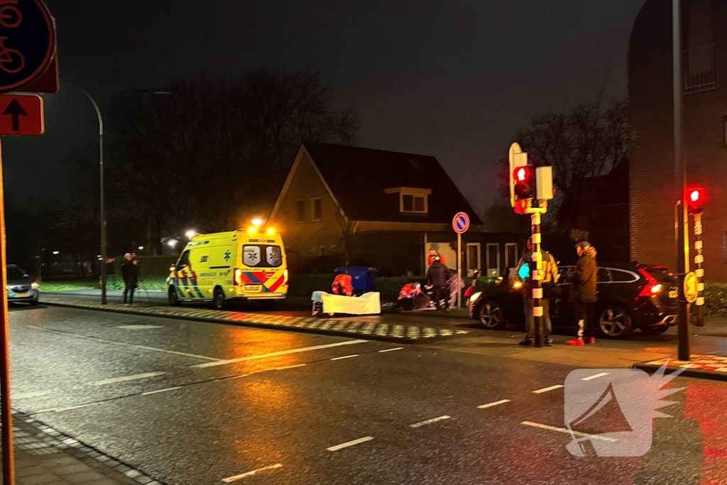 Persoon gewond na ongeval met scootmobiel