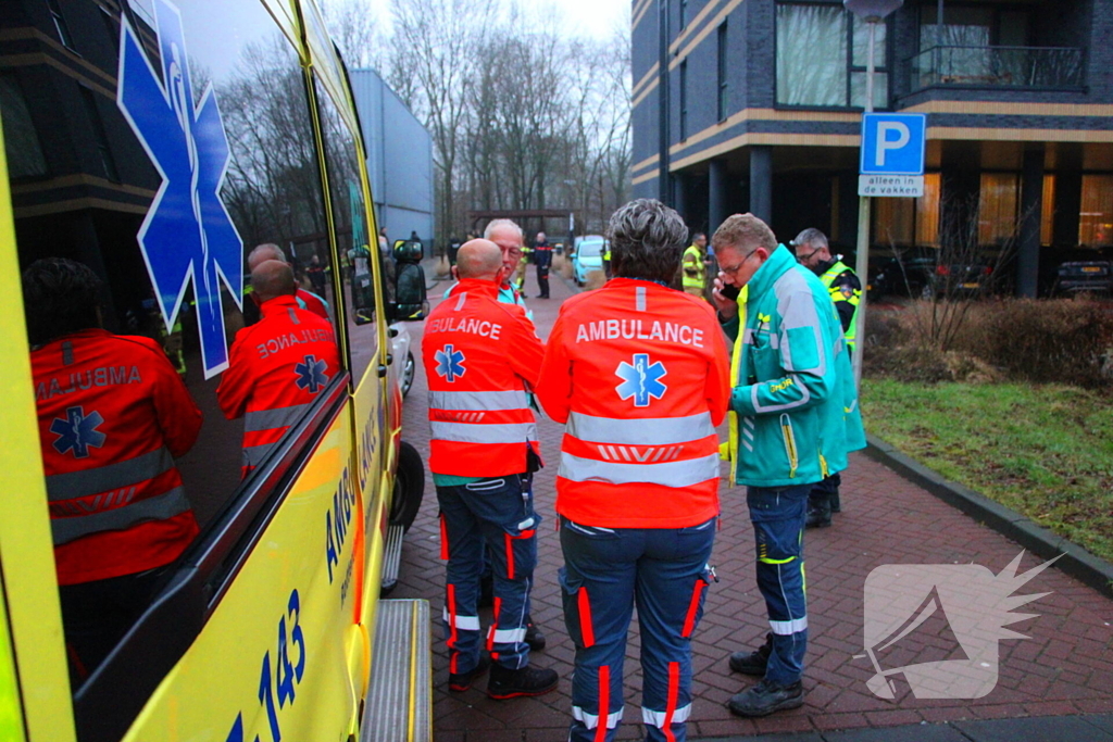 Flinke rook ontwikkeling bij grote brand in appartement