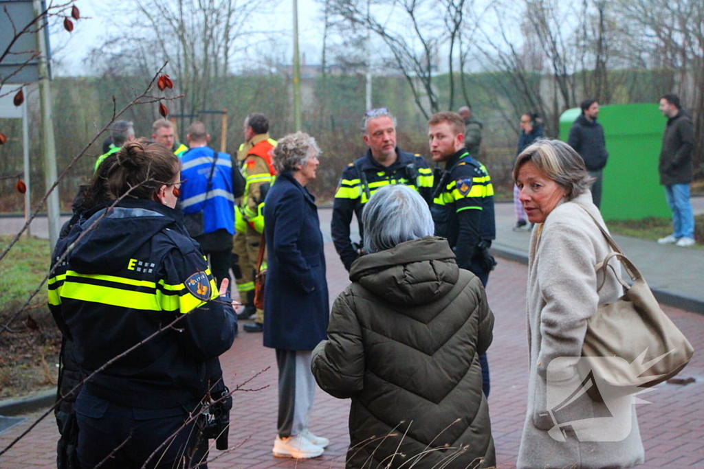 Flinke rook ontwikkeling bij grote brand in appartement
