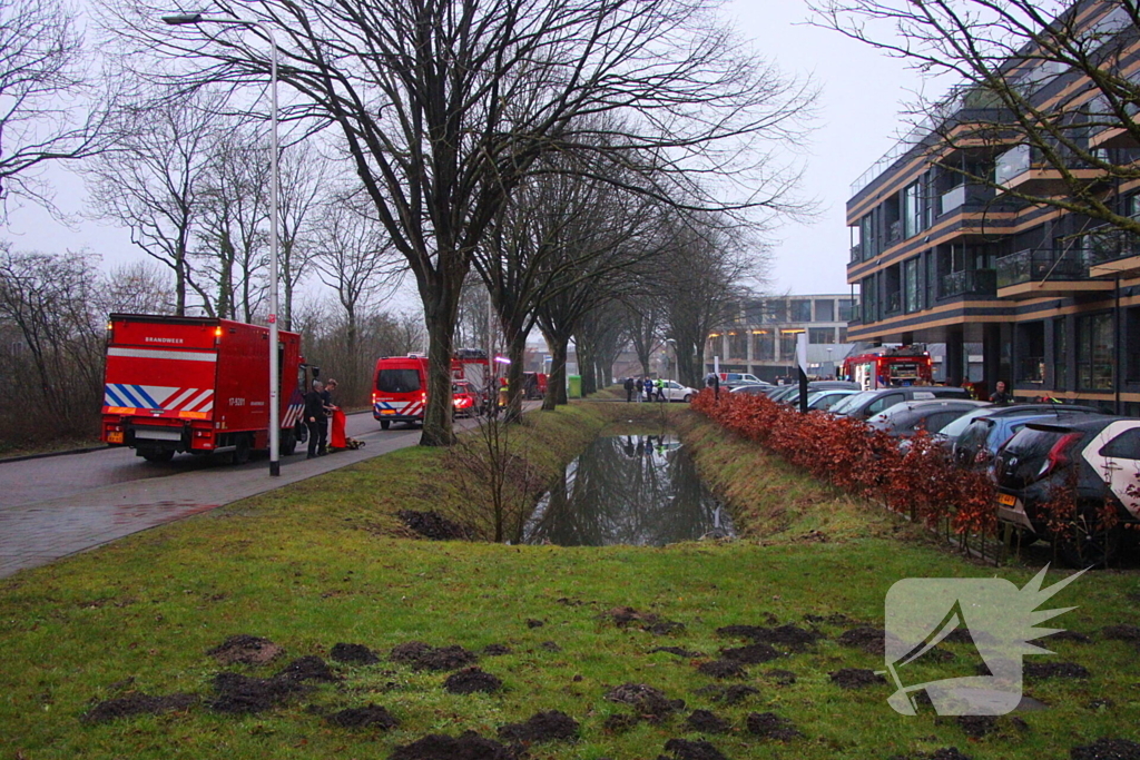 Flinke rook ontwikkeling bij grote brand in appartement