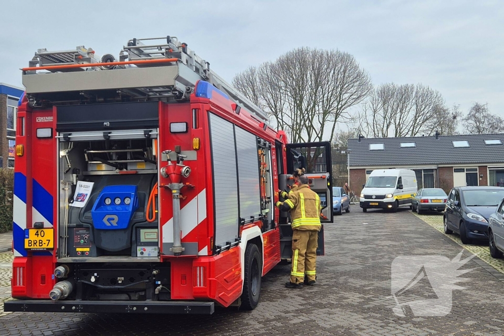 Gasleiding geraakt bij werkzaamheden