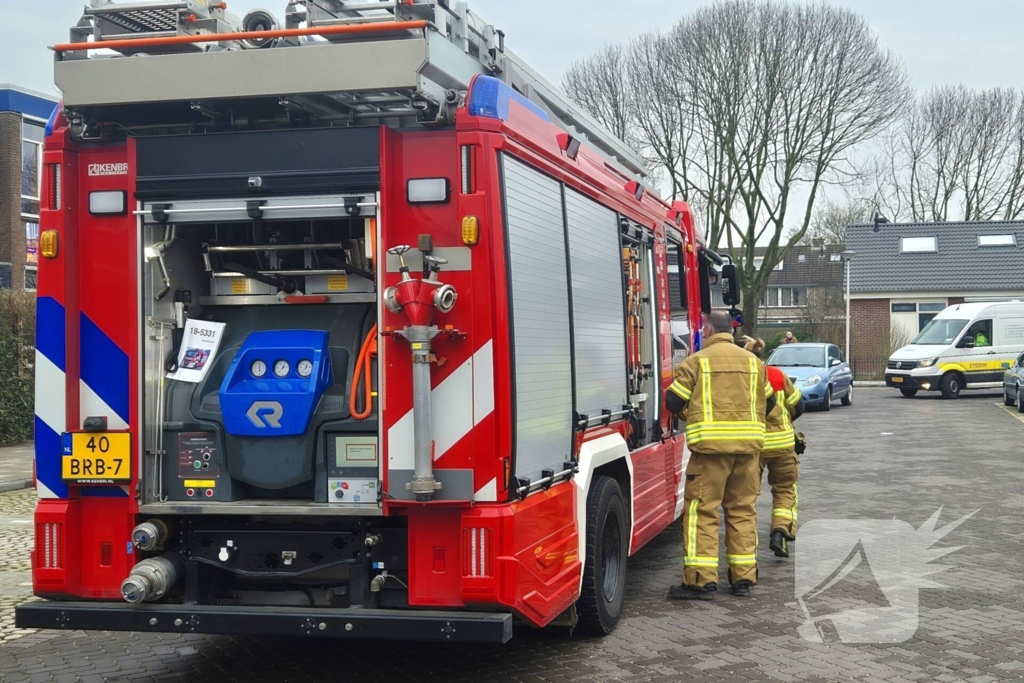 Gasleiding geraakt bij werkzaamheden