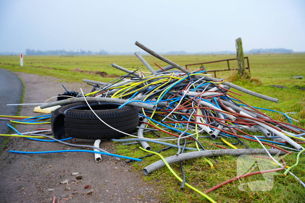 Opnieuw illegale afvaldumpingen in buitengebied