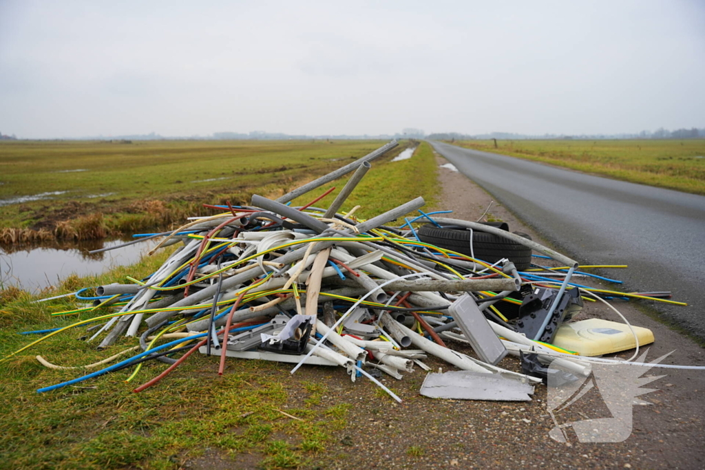 Opnieuw illegale afvaldumpingen in buitengebied