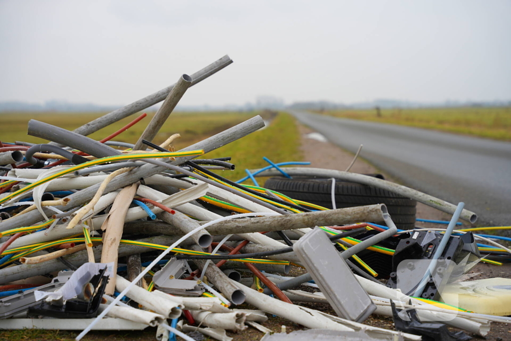 Opnieuw illegale afvaldumpingen in buitengebied