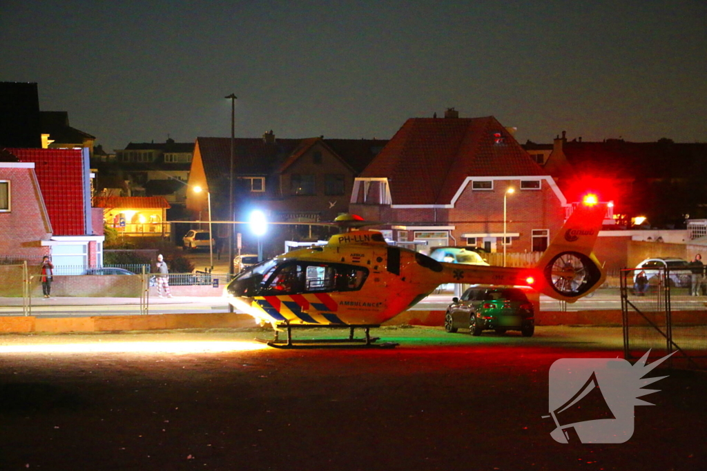 Traumateam assisteert bij medische noodsituatie