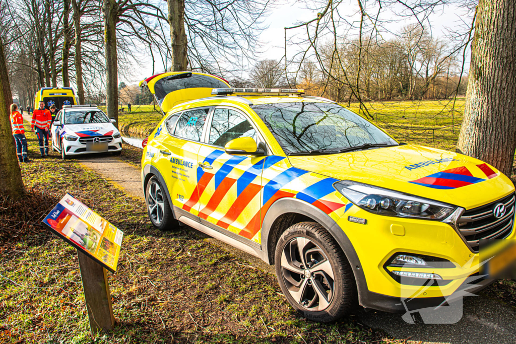 Bestuurder scootmobiel gewond na eenzijdig ongeval