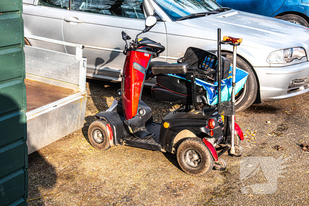 Bestuurder scootmobiel gewond na eenzijdig ongeval