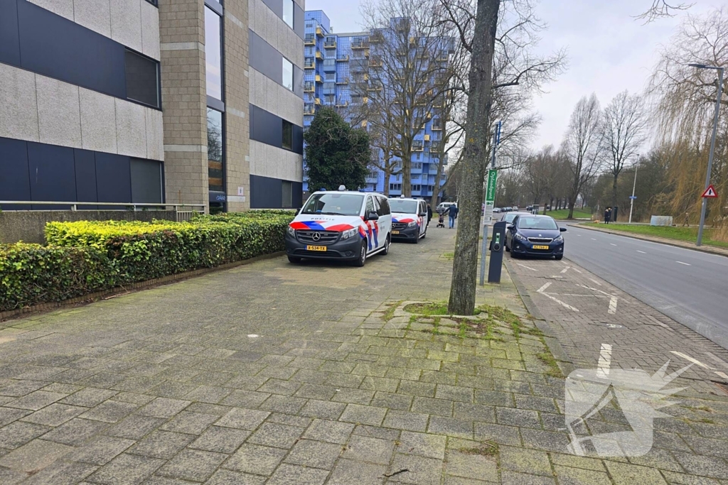 Rook in pand door slijpwerkzaamheden