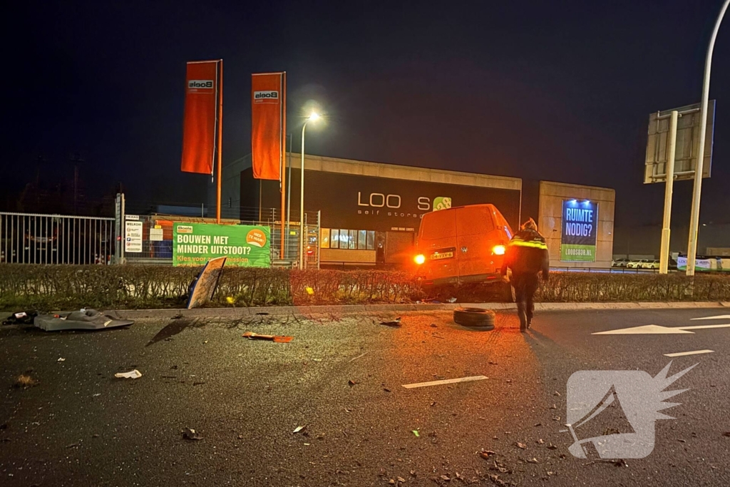 Bestuurder neemt taxi na ongeval