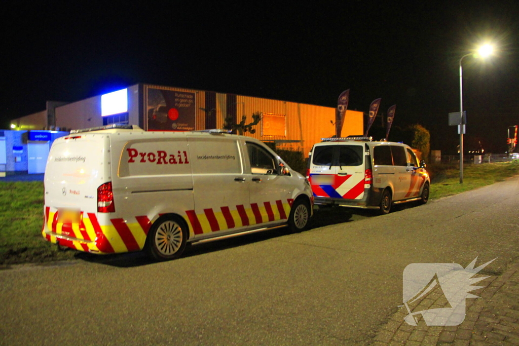 Treinverkeer stilgelegd vanwege aanrijding op spoor