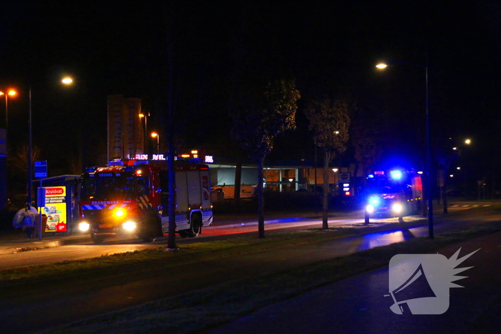 Bewoners gecontroleerd na brand in achtertuin