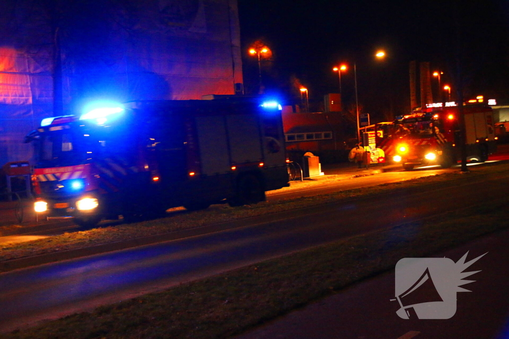 Bewoners gecontroleerd na brand in achtertuin