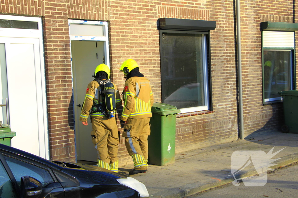 Gasleiding geraakt bij werkzaamheden in woning