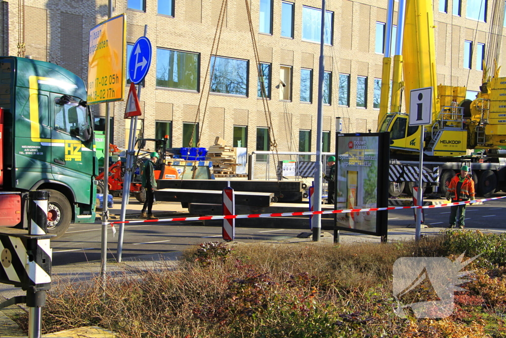Torenkraan bij nieuwbouw ziekenhuis wordt verwijderd